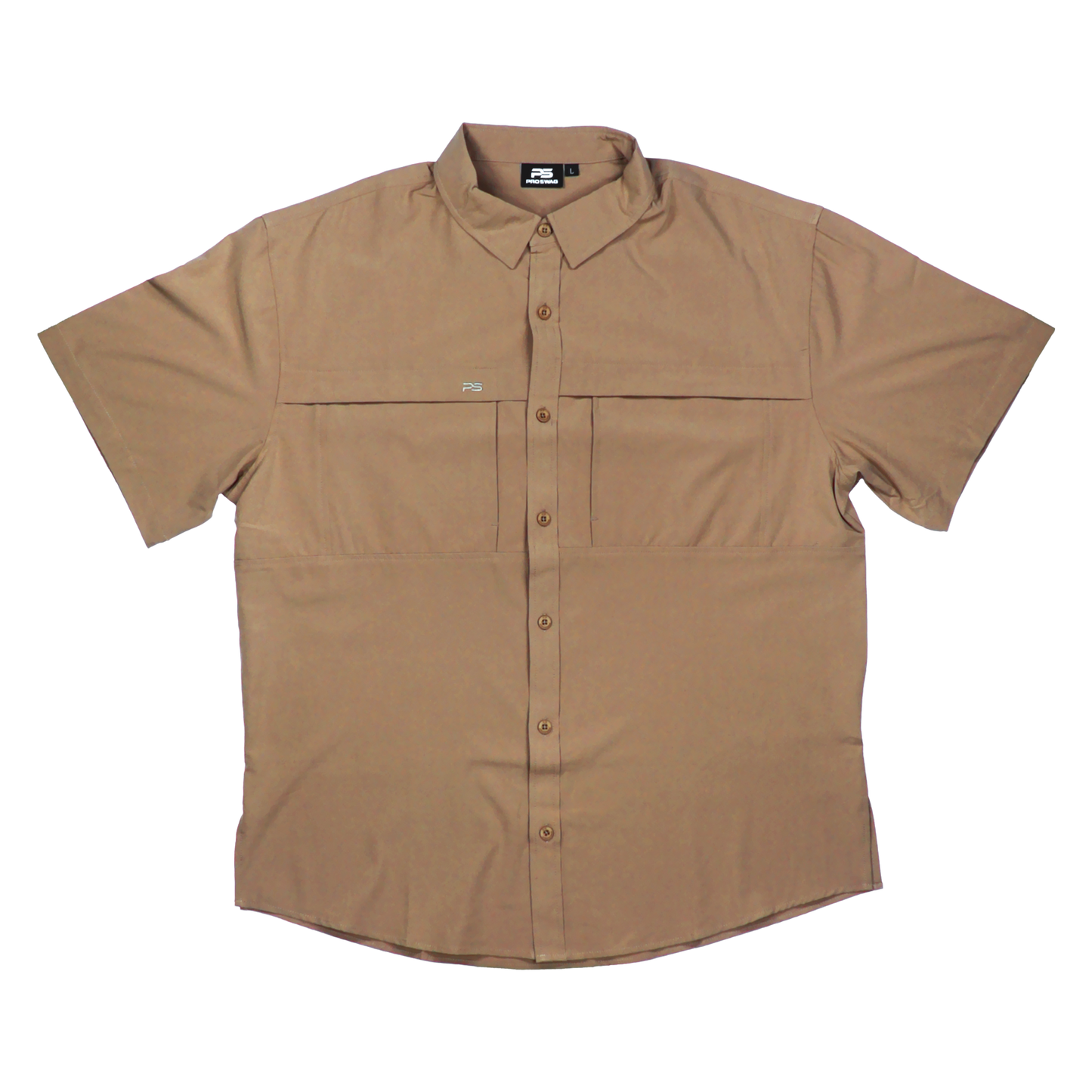 *Limited Stock* Pro Series Flex Short Sleeve Fishing Shirt - Canvas Brown