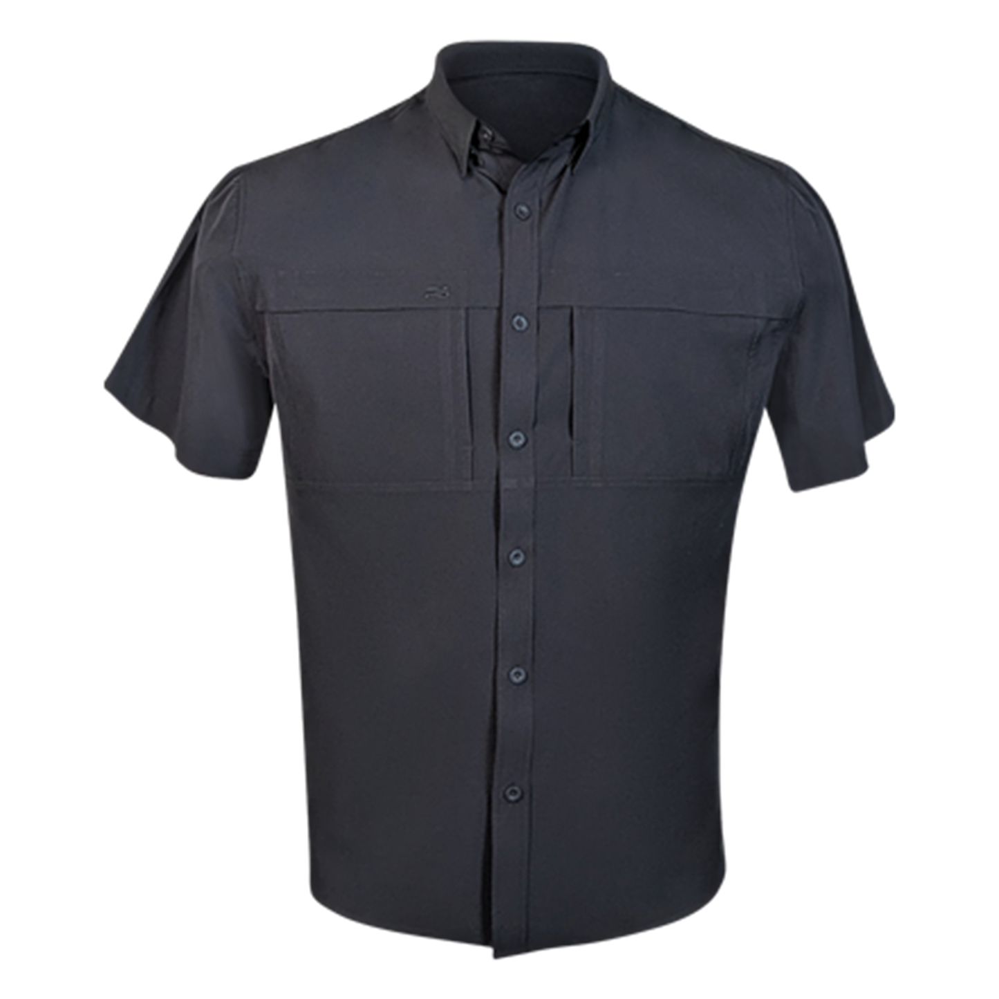 PS200 Short Sleeve Fishing Shirt - Sable Black