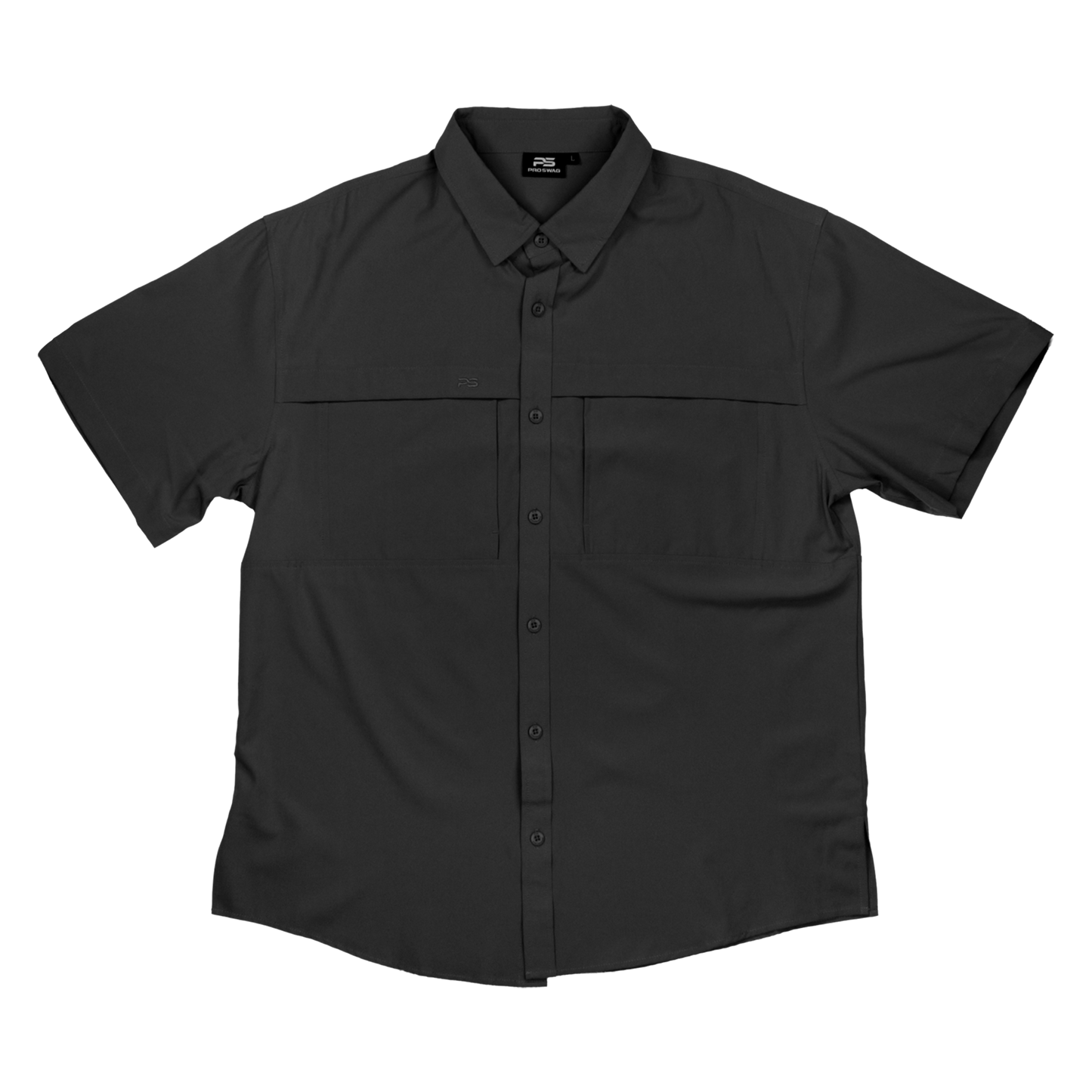 *Limited Stock* Pro Series Flex Short Sleeve Fishing Shirt - Sable Black