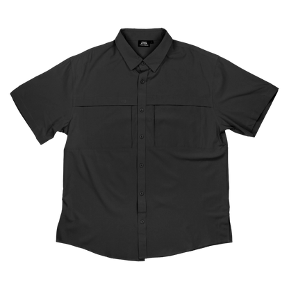 *Limited Stock* Pro Series Flex Short Sleeve Fishing Shirt - Sable Black