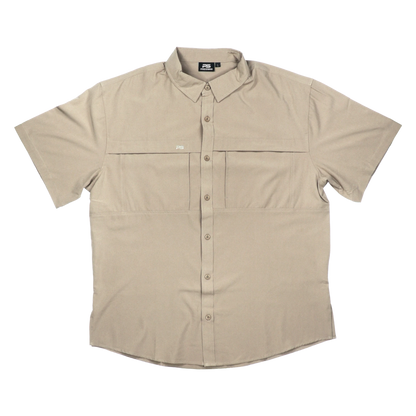 *Limited Stock* Pro Series Flex Short Sleeve Fishing Shirt - Sands Tan