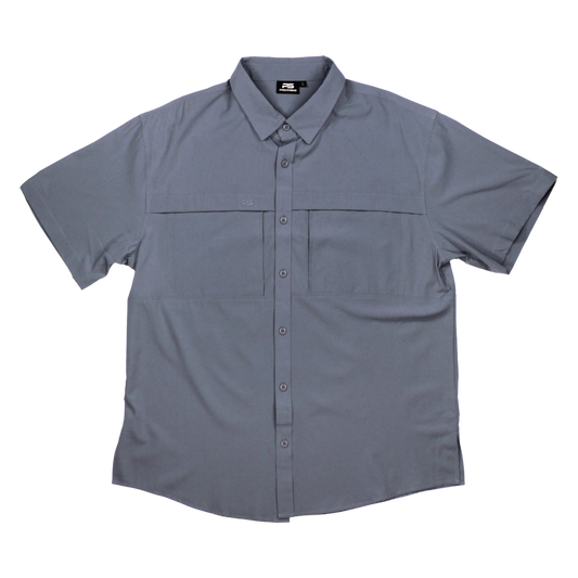 *Limited Stock* Pro Series Flex Short Sleeve Fishing Shirt - Storm Blue
