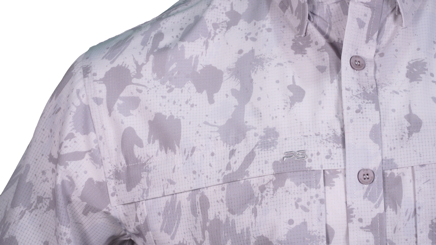 PS210 Short Sleeve Fishing Shirt- Origin Camo20