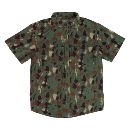 Premium Series Camo Short Sleeve Fishing Shirt - Artemis