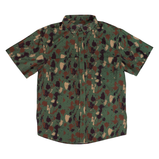 Premium Series Camo Short Sleeve Fishing Shirt - Artemis