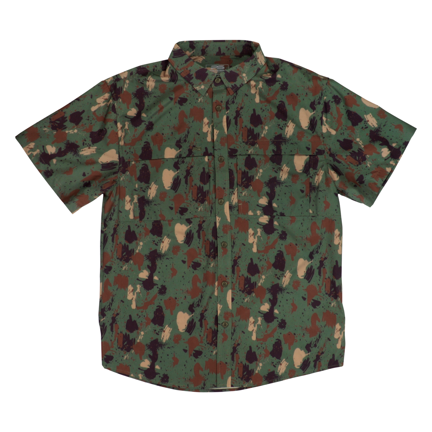 Premium Series Camo Short Sleeve Fishing Shirt - Artemis