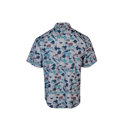 Premium Series Camo Short Sleeve Fishing Shirt - Baja Camo