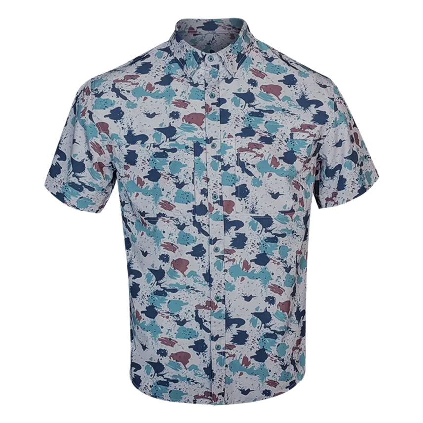 PS210 Short Sleeve Fishing Shirt - Baja Camo 3