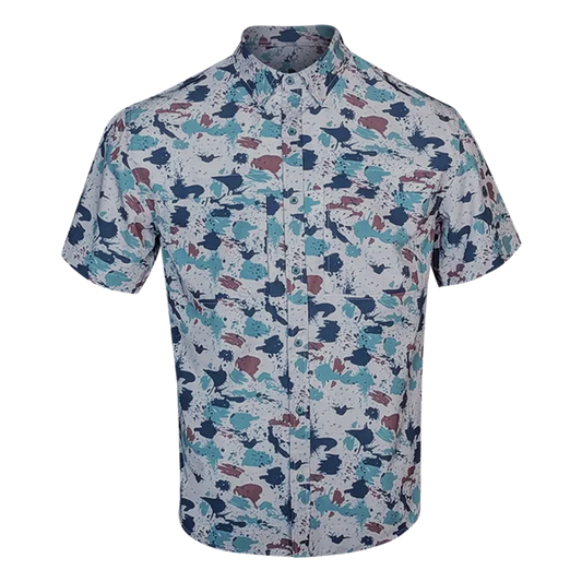 PS210 Short Sleeve Fishing Shirt - Baja Camo 3