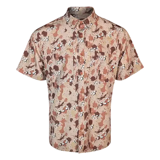 PS210 Short Sleeve Fishing Shirt - Chocolate Chip Camo 13