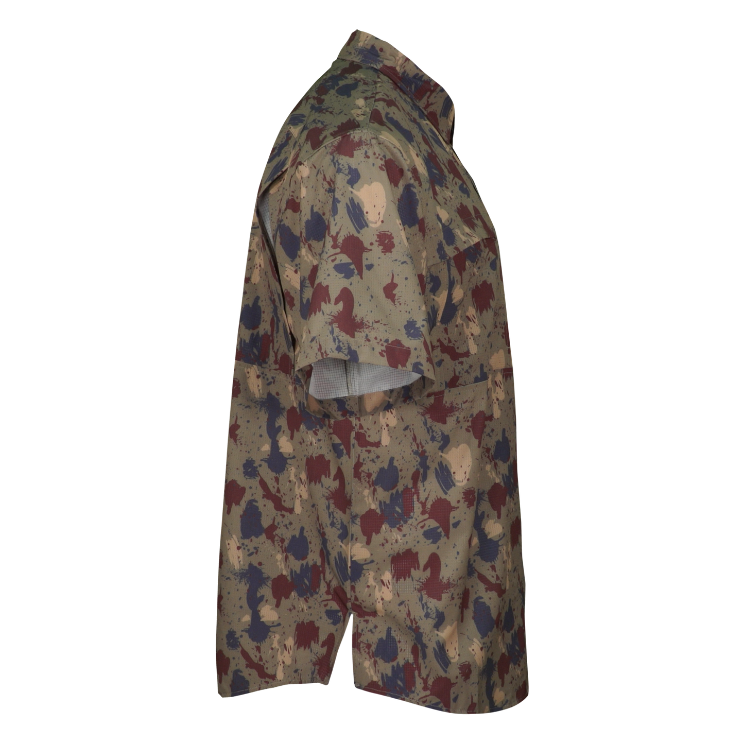 PS210 Short Sleeve Fishing Shirt-Clay Camo22