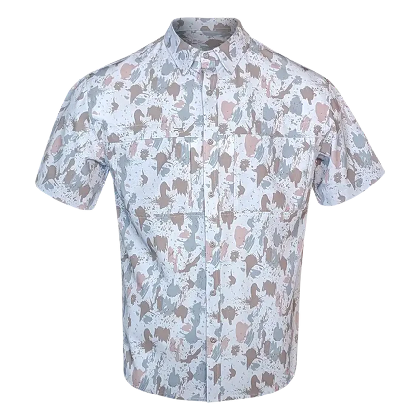 PS210 Short Sleeve Fishing Shirt - Glacial Camo 2