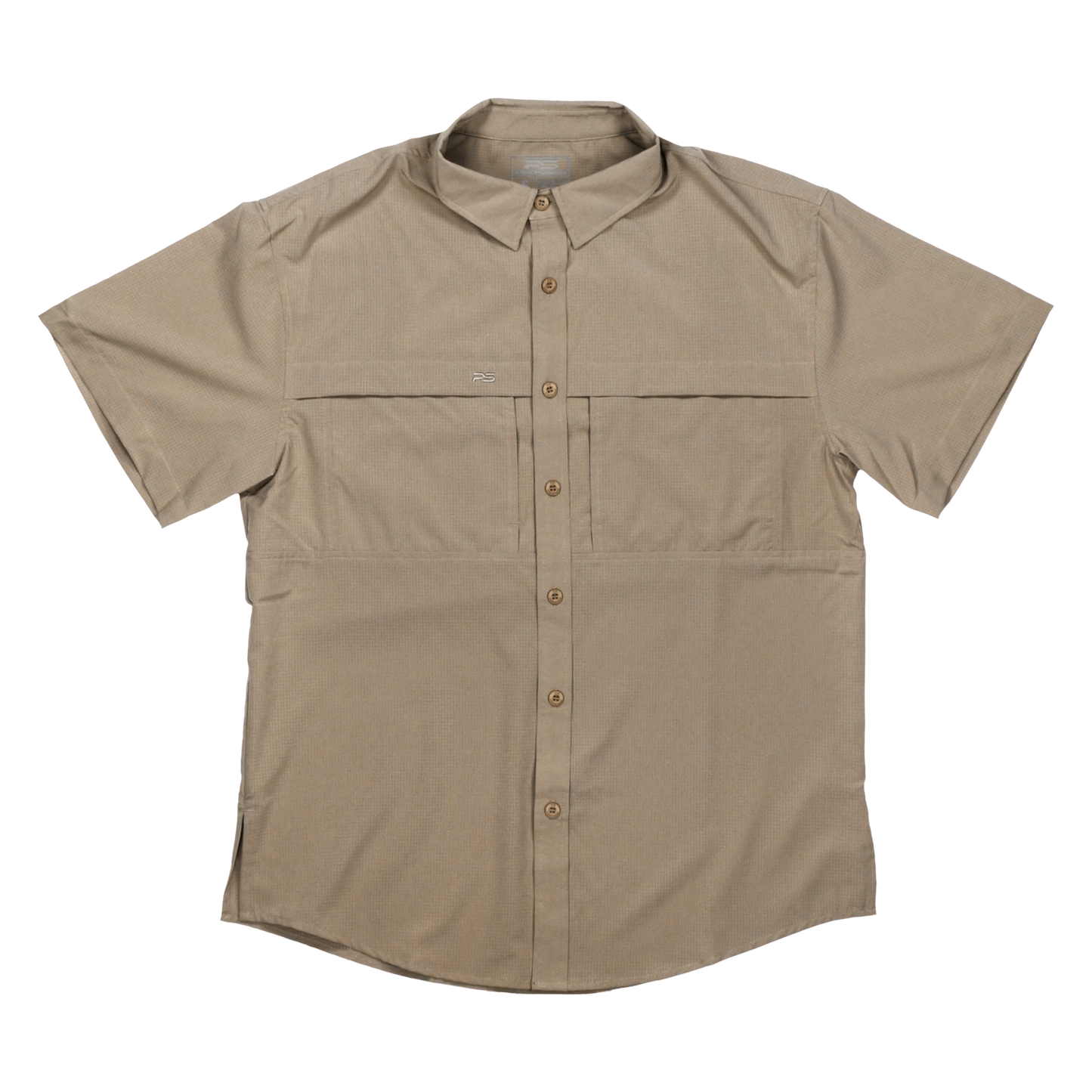 Premium Series Short Sleeve Fishing Shirt - Mesa Tan