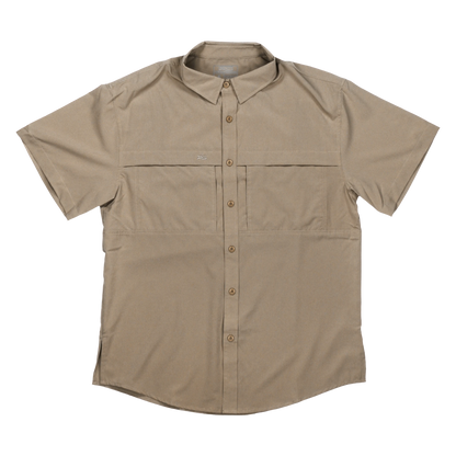 Premium Series Short Sleeve Fishing Shirt - Mesa Tan