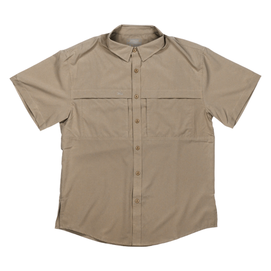 Premium Series Short Sleeve Fishing Shirt - Mesa Tan