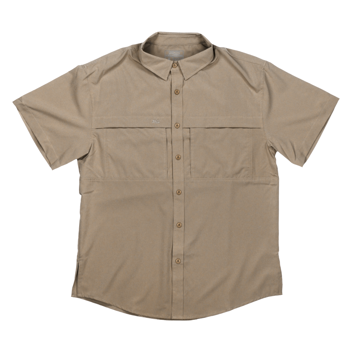 Premium Series Short Sleeve Fishing Shirt - Mesa Tan