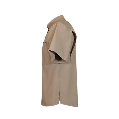 Premium Series Short Sleeve Fishing Shirt - Mesa Tan