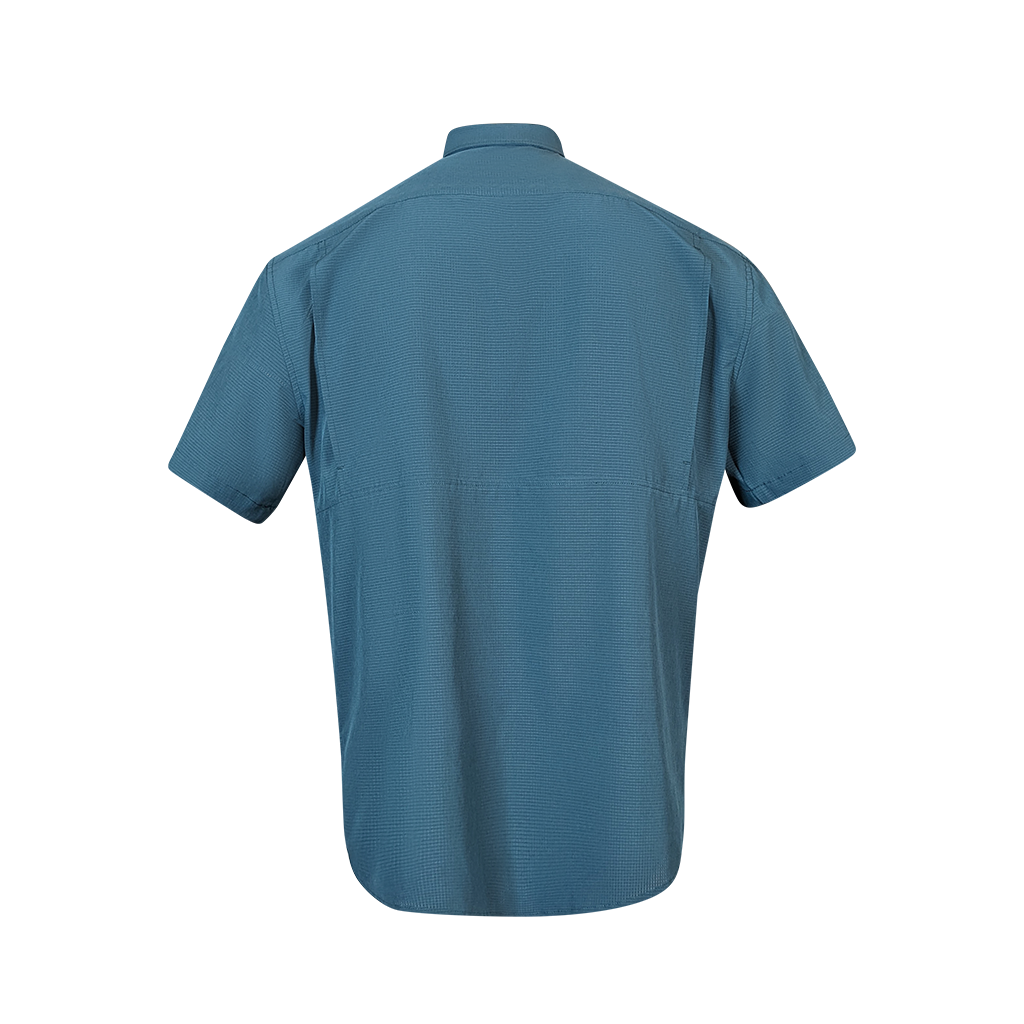 Premium Series Short Sleeve Fishing Shirt - Reef Blue