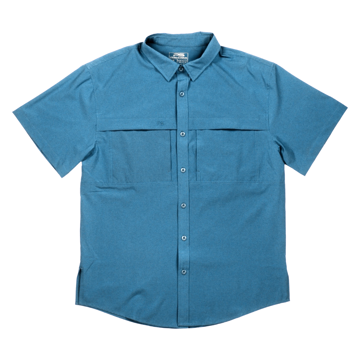 Premium Series Short Sleeve Fishing Shirt - Reef Blue