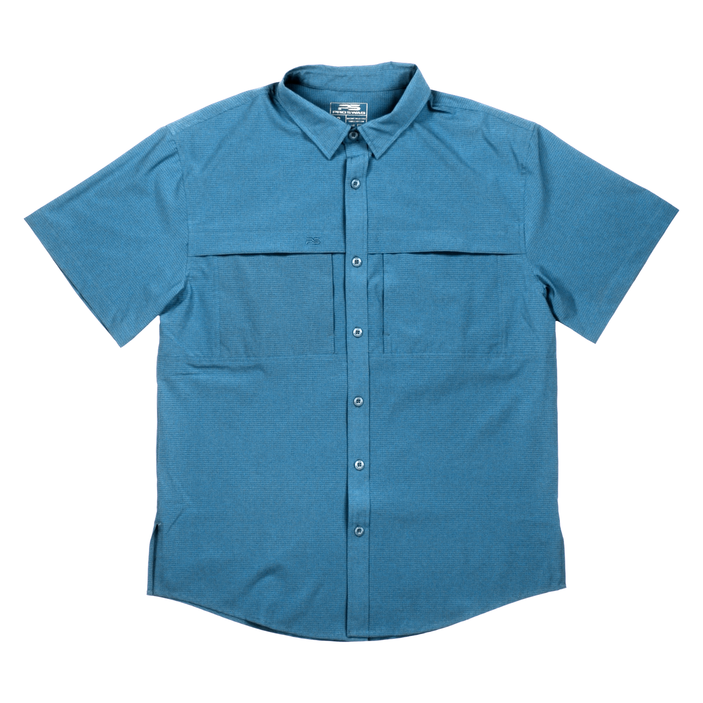 Premium Series Short Sleeve Fishing Shirt - Reef Blue