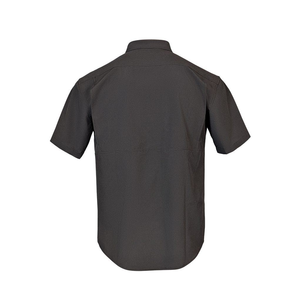 Premium Series Short Sleeve Fishing Shirt - Sable Black