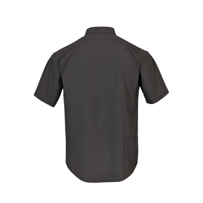 Premium Series Short Sleeve Fishing Shirt - Sable Black