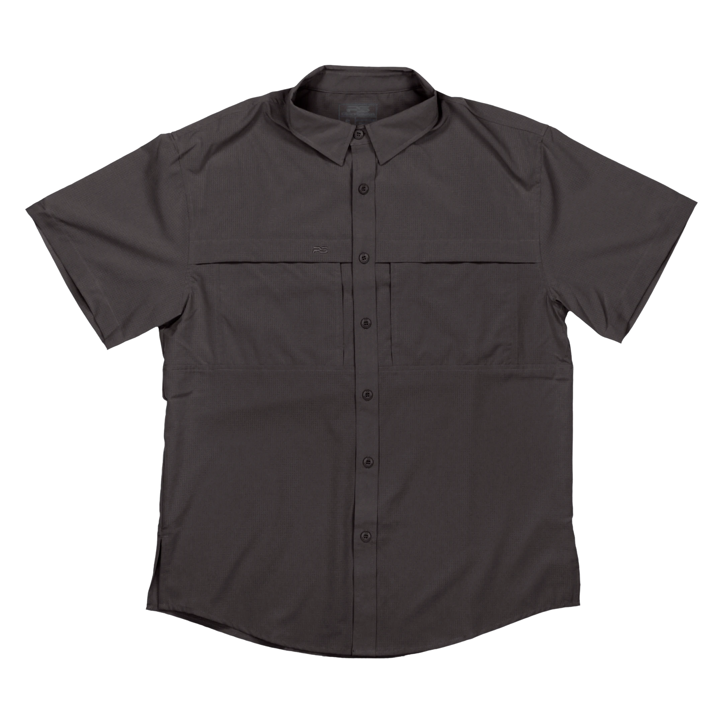 Premium Series Short Sleeve Fishing Shirt - Sable Black