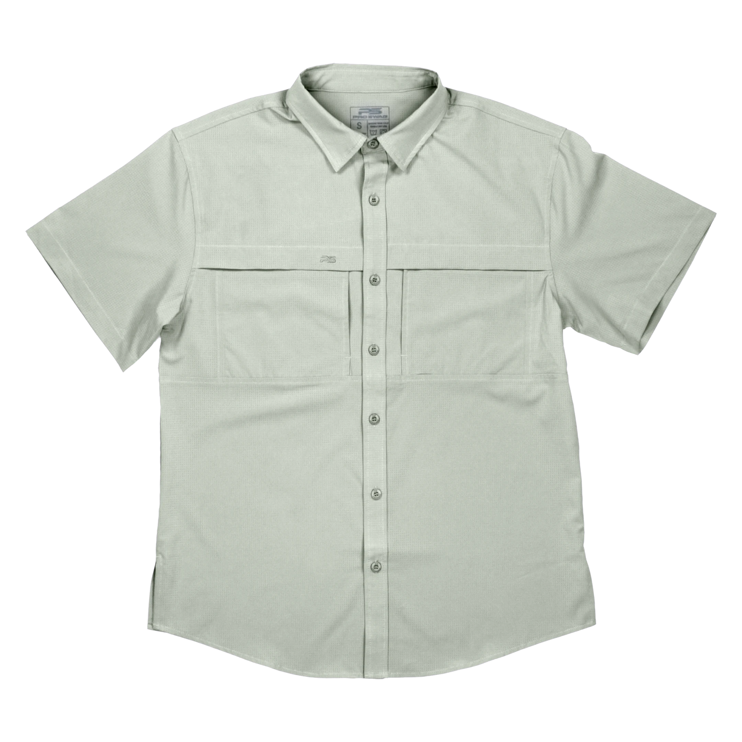 Premium Series Short Sleeve Fishing Shirt - Seafoam Green