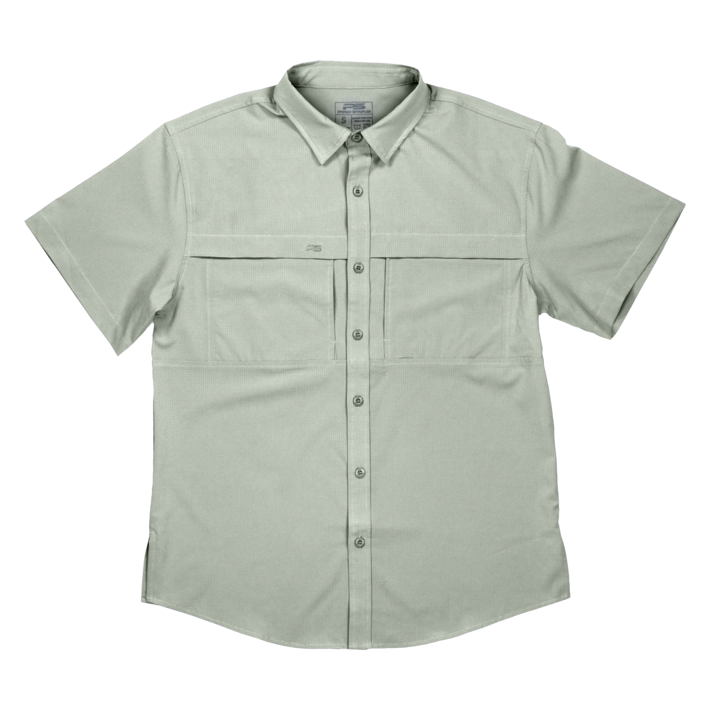 Premium Series Short Sleeve Fishing Shirt - Seafoam Green