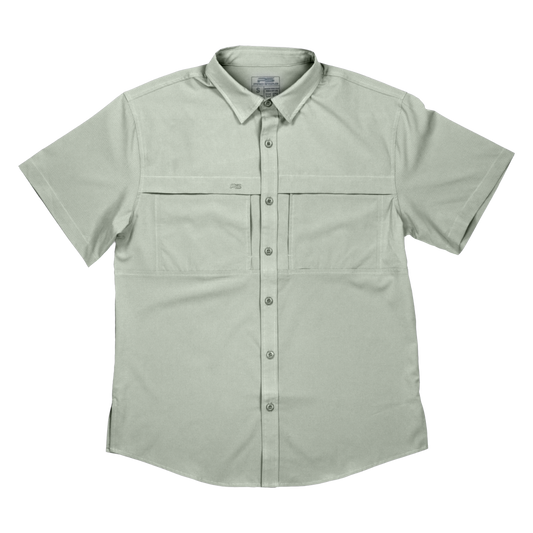 Premium Series Short Sleeve Fishing Shirt - Seafoam Green