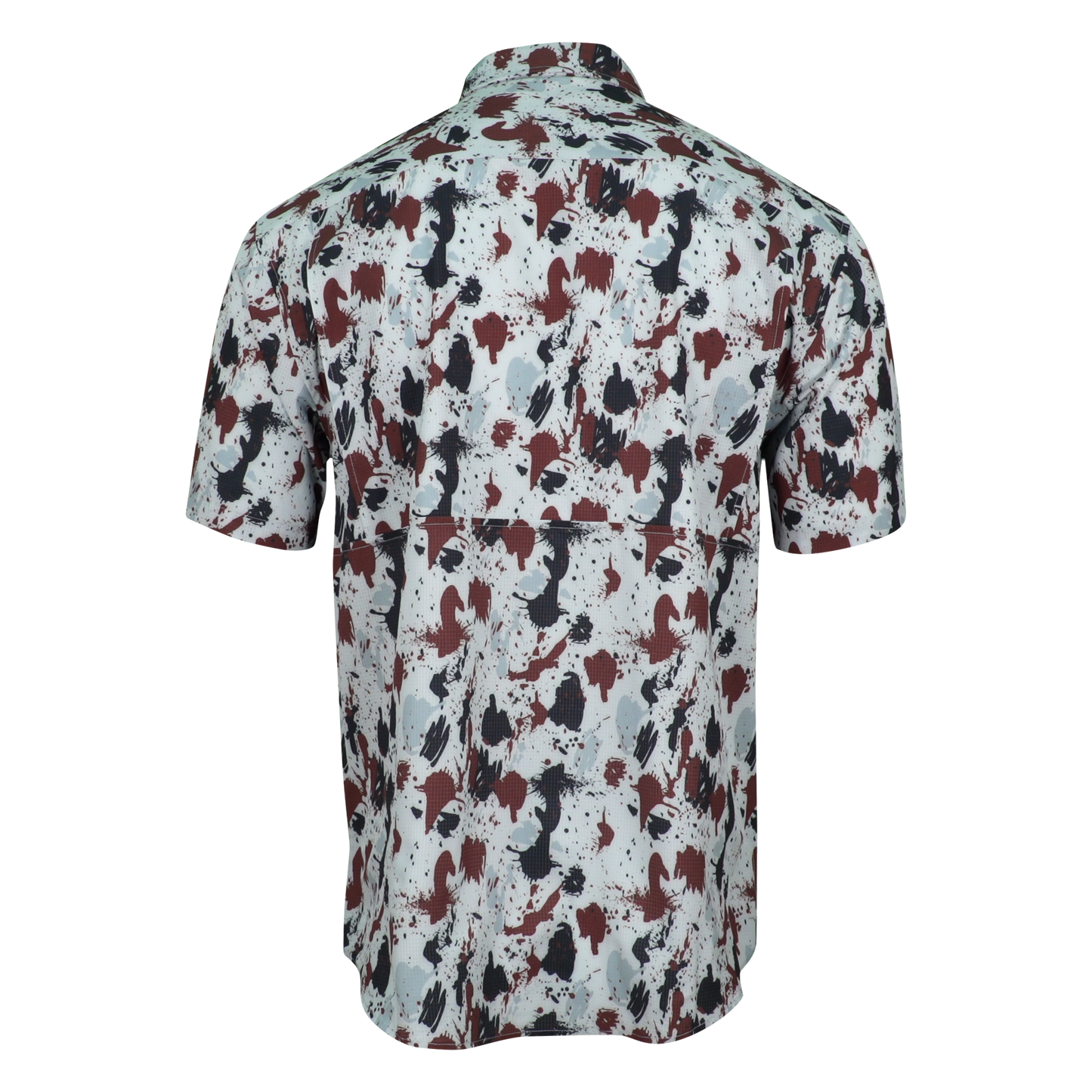 Premium Series Camo Short Sleeve Fishing Shirt - Tundra