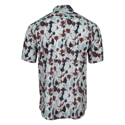 Premium Series Camo Short Sleeve Fishing Shirt - Tundra