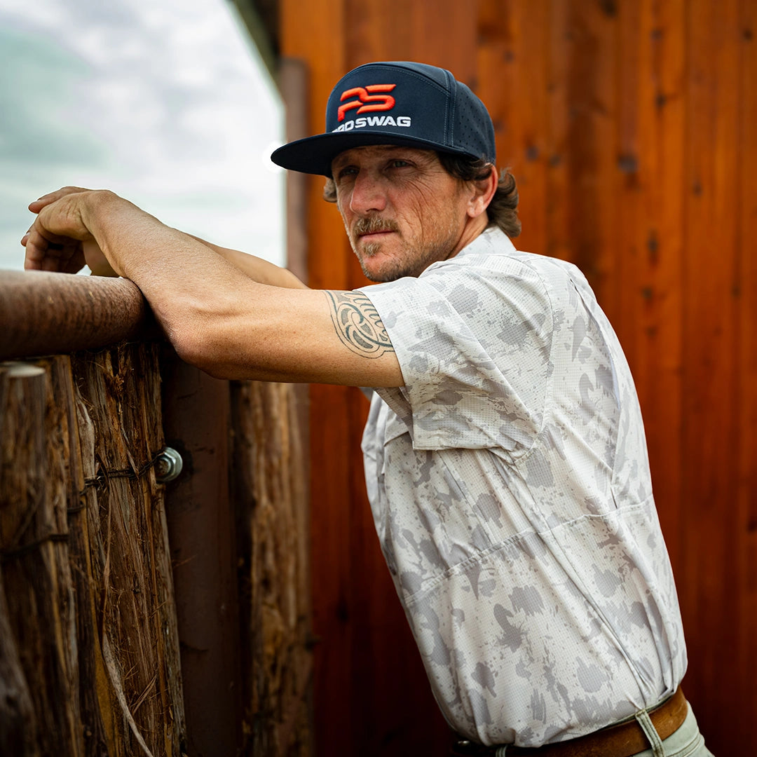 Premium Series Camo Short Sleeve Fishing Shirt - Origin