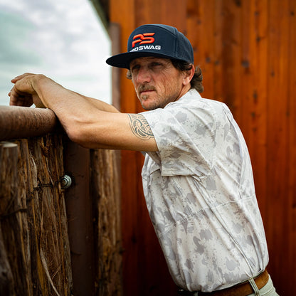 Premium Series Camo Short Sleeve Fishing Shirt - Origin