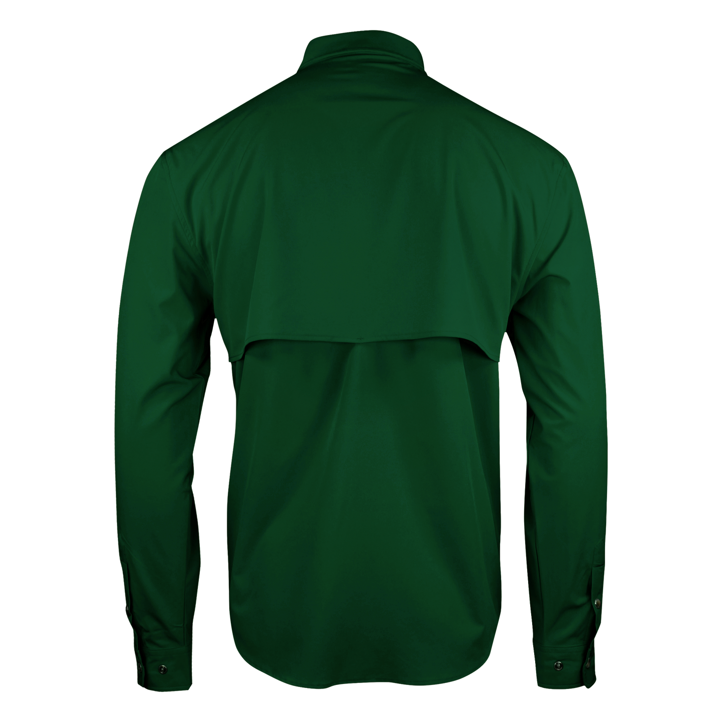 Long Sleeve Premium Western Pearl Snap Flex Shirt - Brunswick Green
