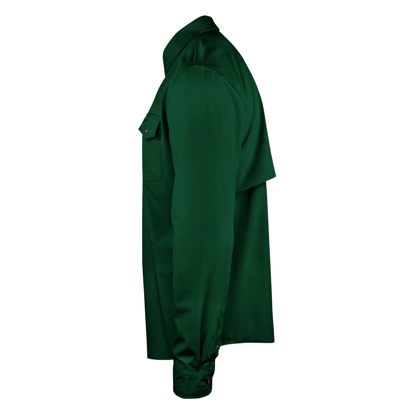 Long Sleeve Premium Western Pearl Snap Flex Shirt - Brunswick Green