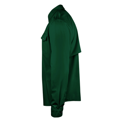 Long Sleeve Premium Western Pearl Snap Flex Shirt - Brunswick Green
