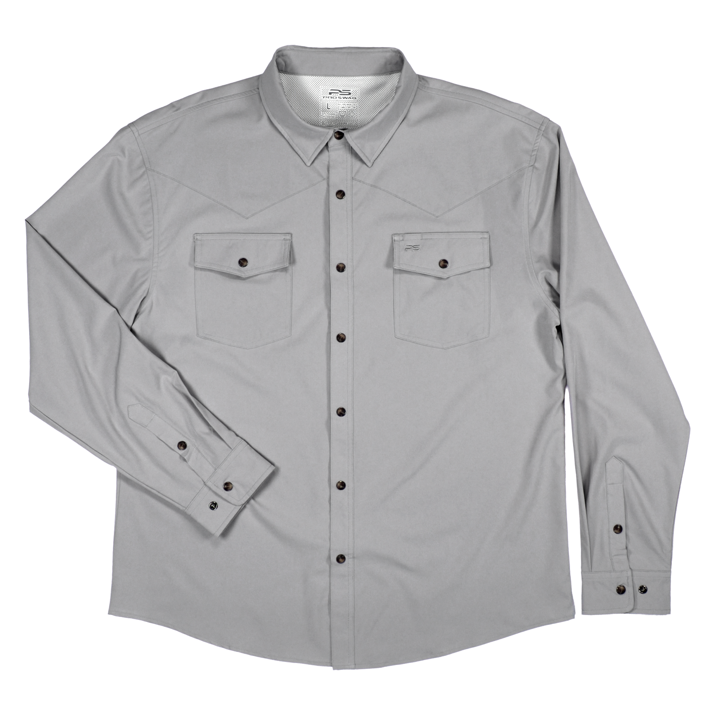 Long Sleeve Premium Western Pearl Snap Flex Shirt