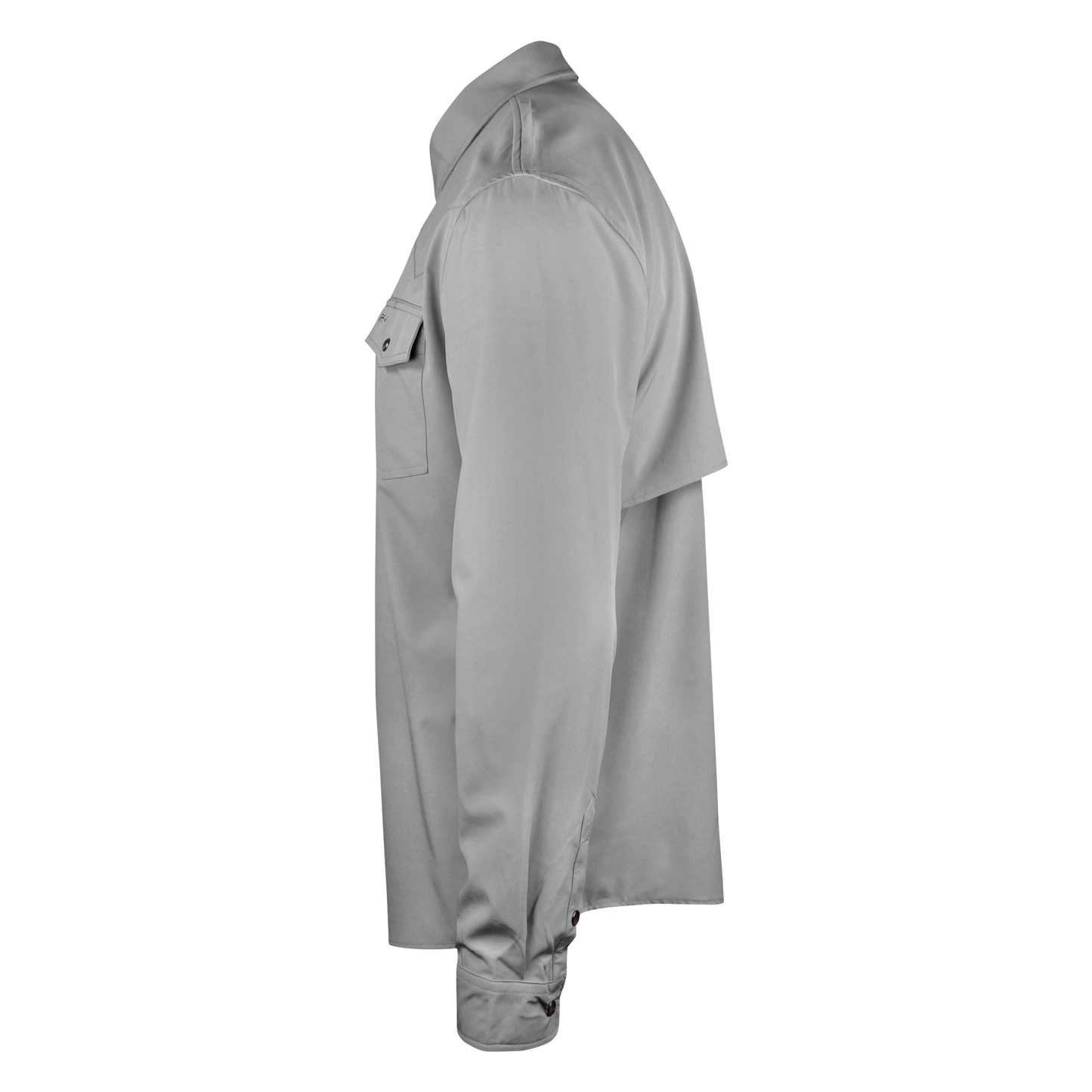 PS220LS Long Sleeve Premium Western Pearl Snap Flex Shirt-Fossil Gray