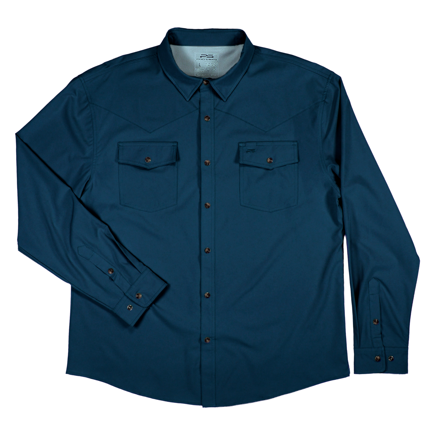 Long Sleeve Premium Western Pearl Snap Flex Shirt