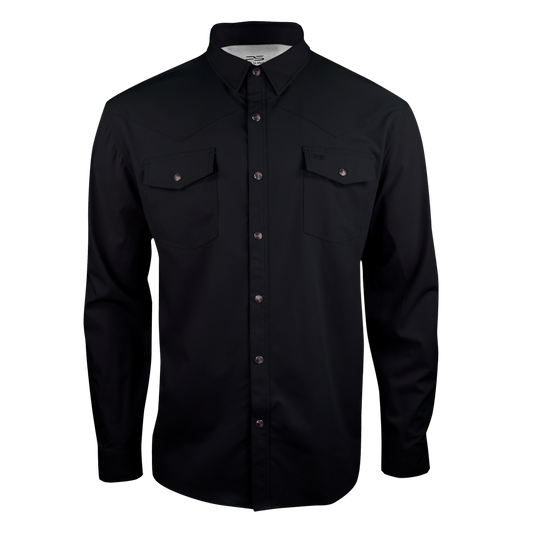 PS220LS Long Sleeve Premium Western Pearl Snap Flex Shirt-Sable