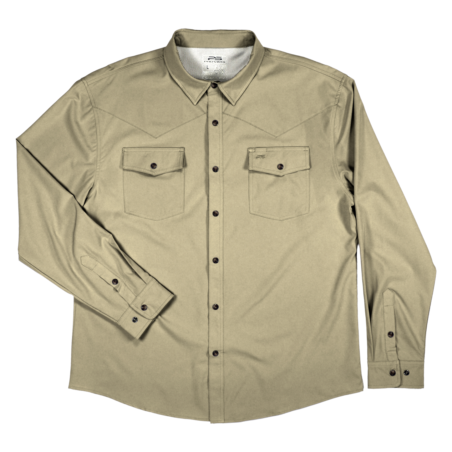 Long Sleeve Premium Western Pearl Snap Flex Shirt
