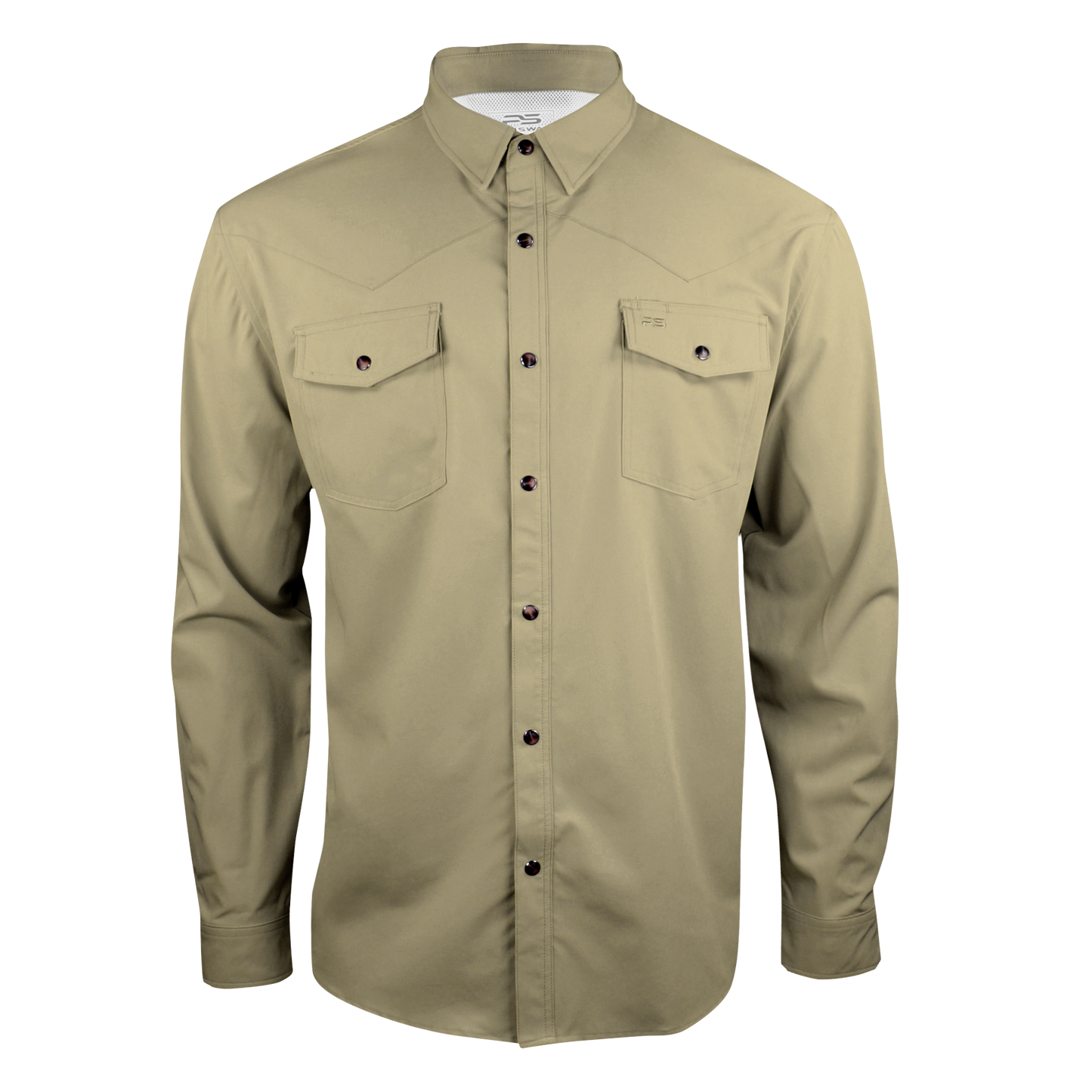 PS220LS Long Sleeve Premium Western Pearl Snap Flex Shirt-Sands