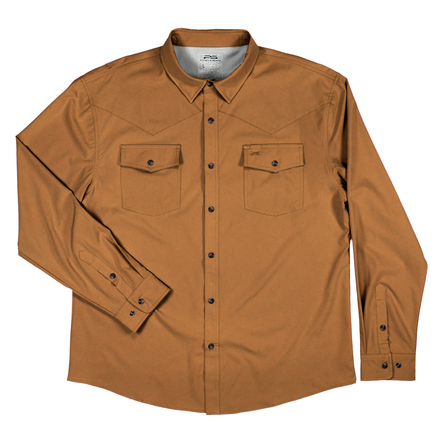 Long Sleeve Premium Western Pearl Snap Flex Shirt