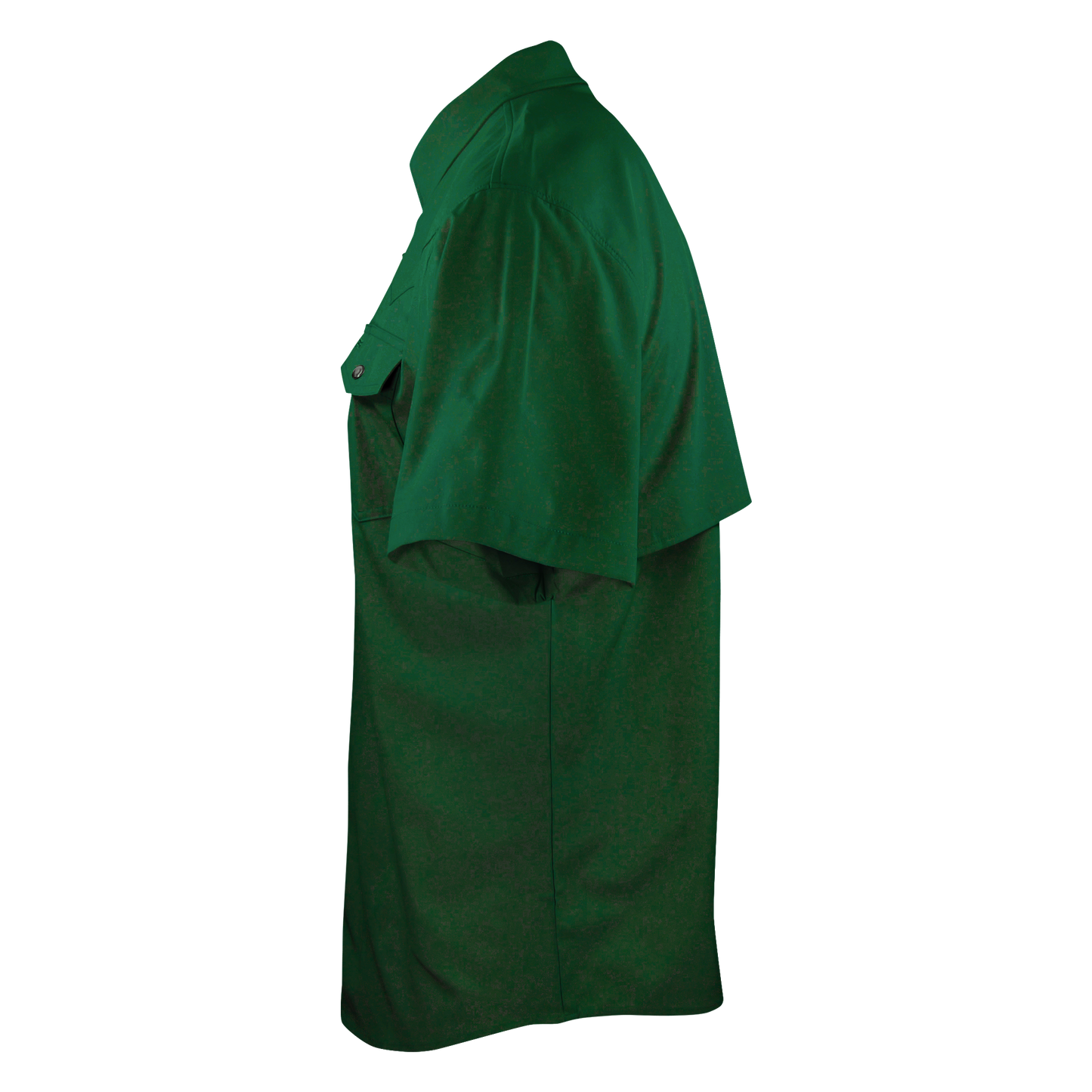 Short Sleeve Premium Western Pearl Snap Flex Shirt - Brunswick Green