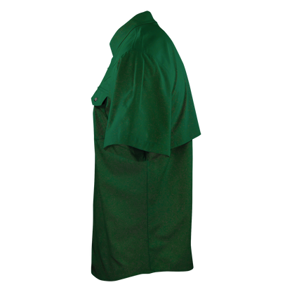 Short Sleeve Premium Western Pearl Snap Flex Shirt - Brunswick Green