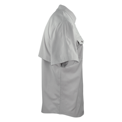 Short Sleeve Western Pearl Snap Flex Shirt - Fossil Gray