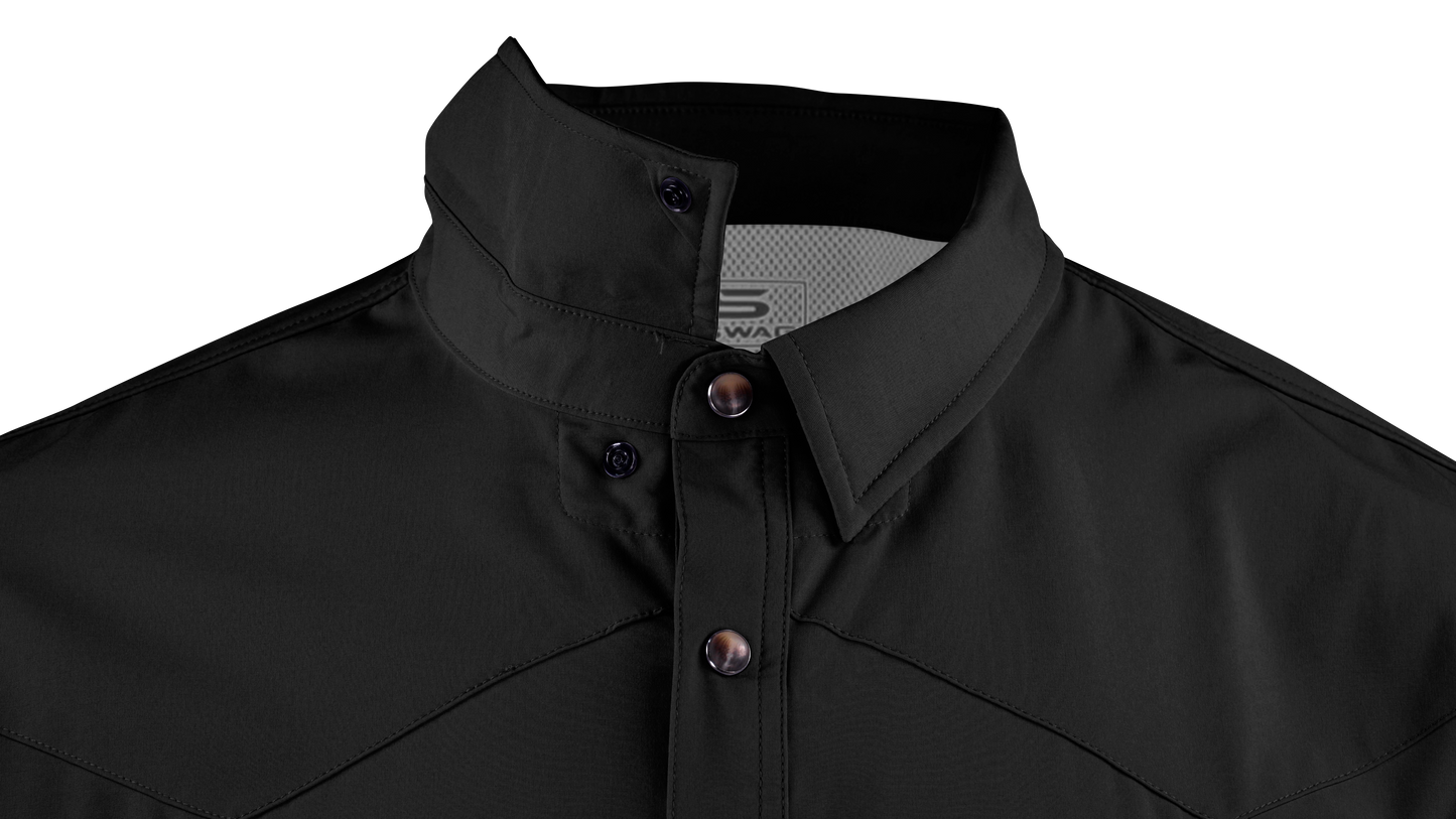PS220SS Short Sleeve Premium Western Pearl Snap Shirt-Sable