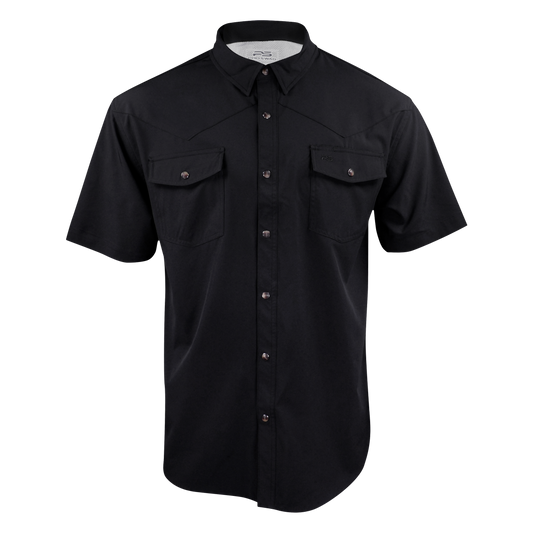 PS220SS Short Sleeve Premium Western Pearl Snap Shirt-Sable