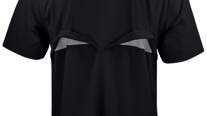 Short Sleeve Western Pearl Snap Flex Shirt - Sable Black